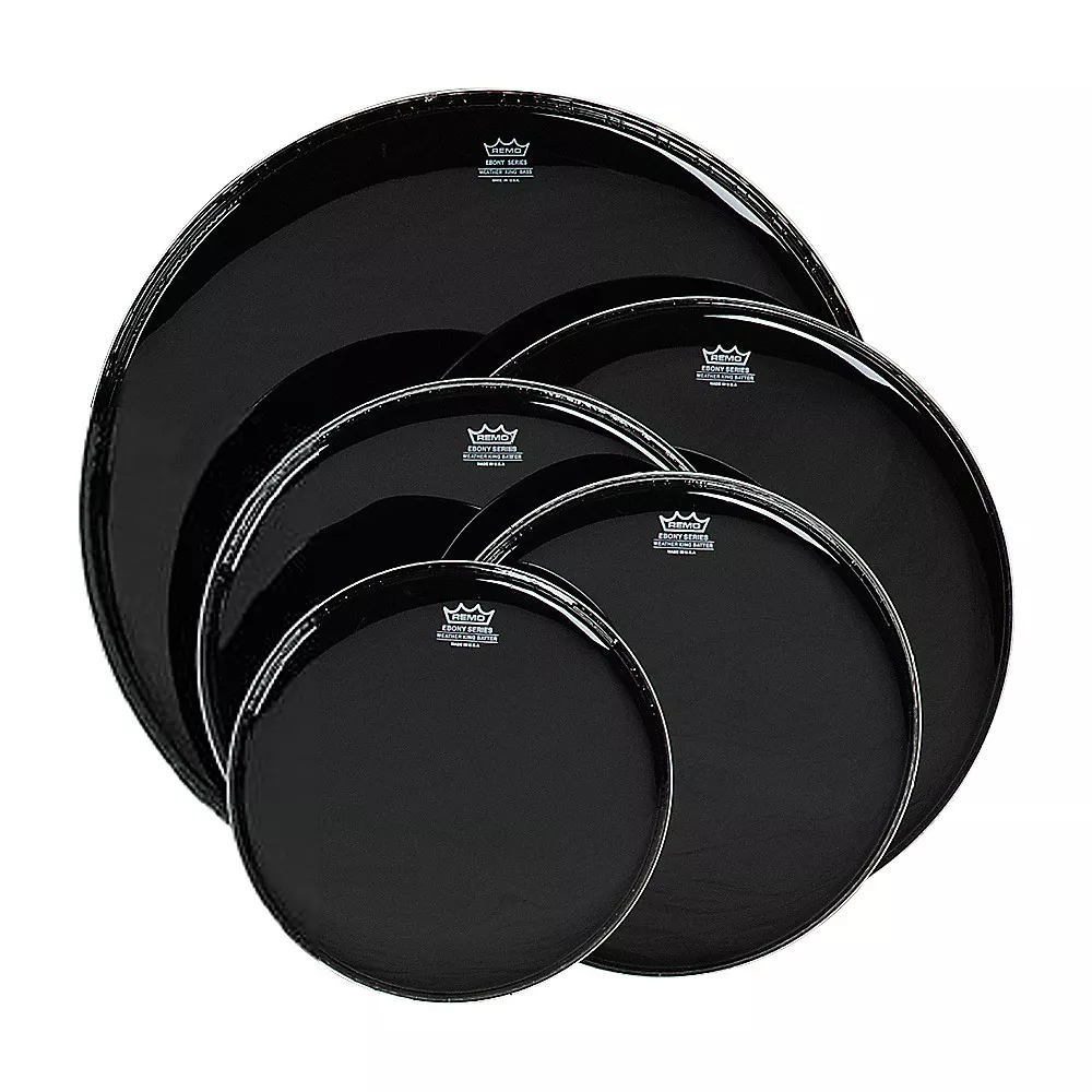 Remo Ebony Ambassador Drum Head - 12 in.