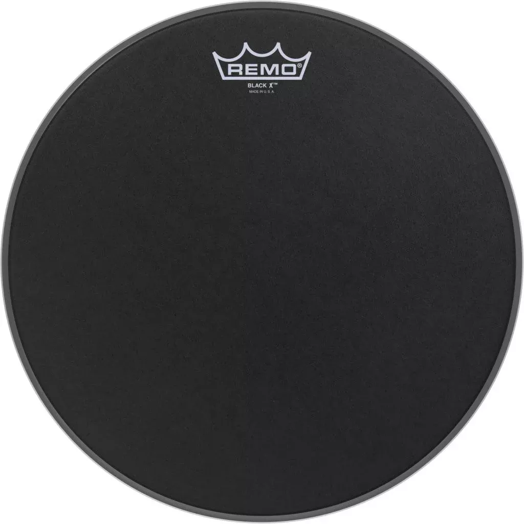 Remo Emperor X Black Suede Snare Head – Dot