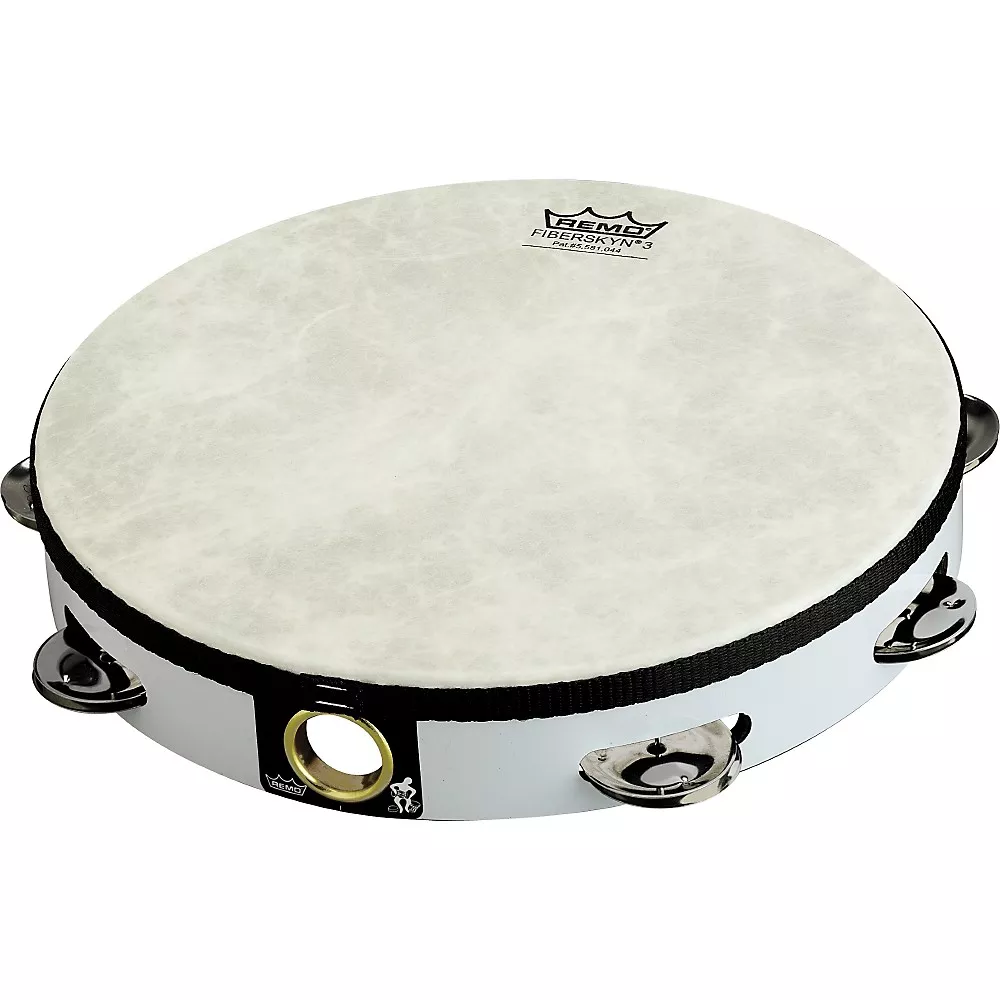 Remo Fixed Head Tambourines Black 8"