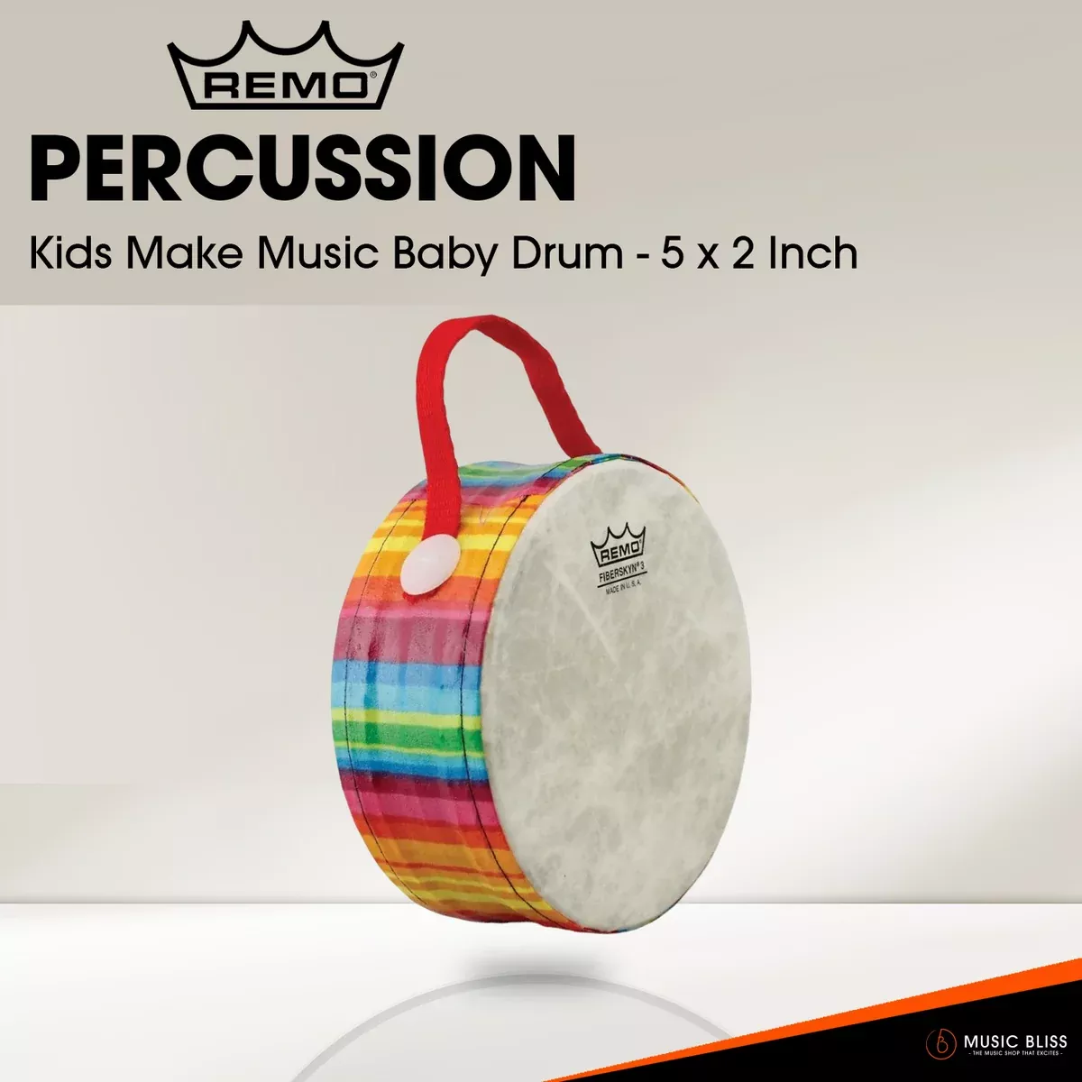 Remo Kids Make Music Baby Drum - 5 x 2 Inch