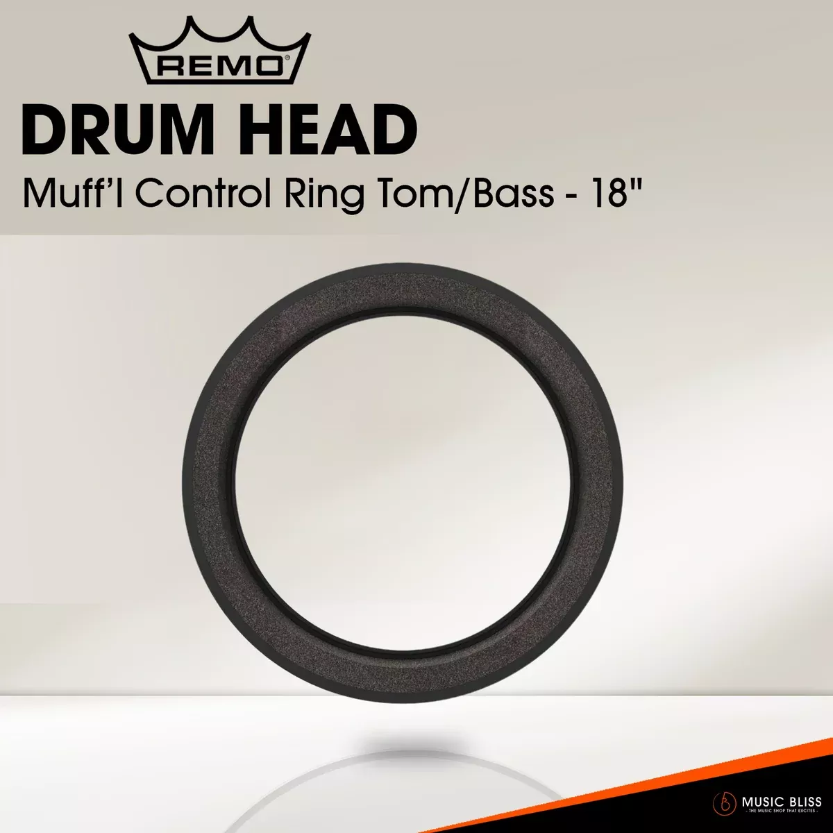 Remo Muff’l Control Ring Tom/Bass – 18″