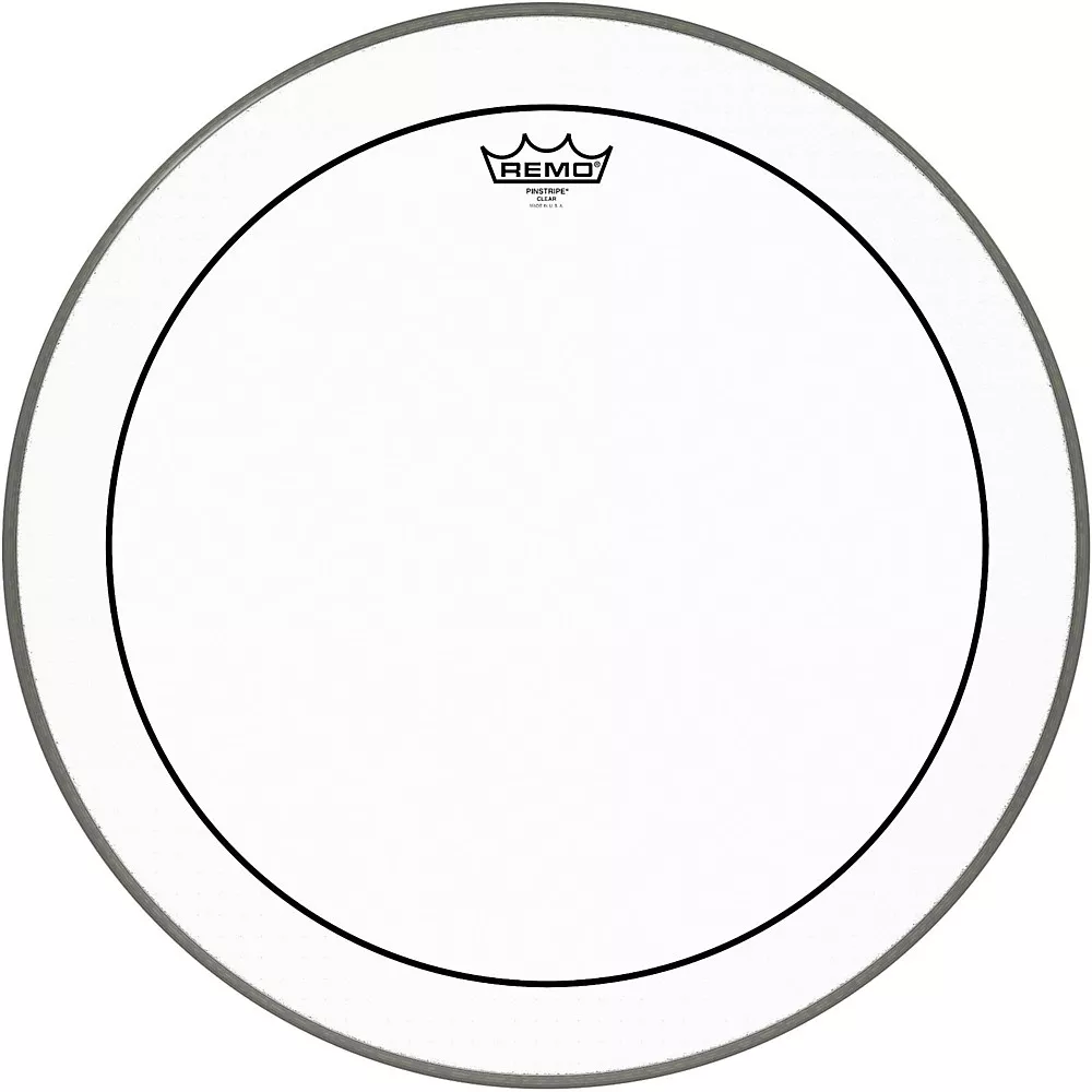 Remo Pinstripe Clear Bass Drum Head 20 in.