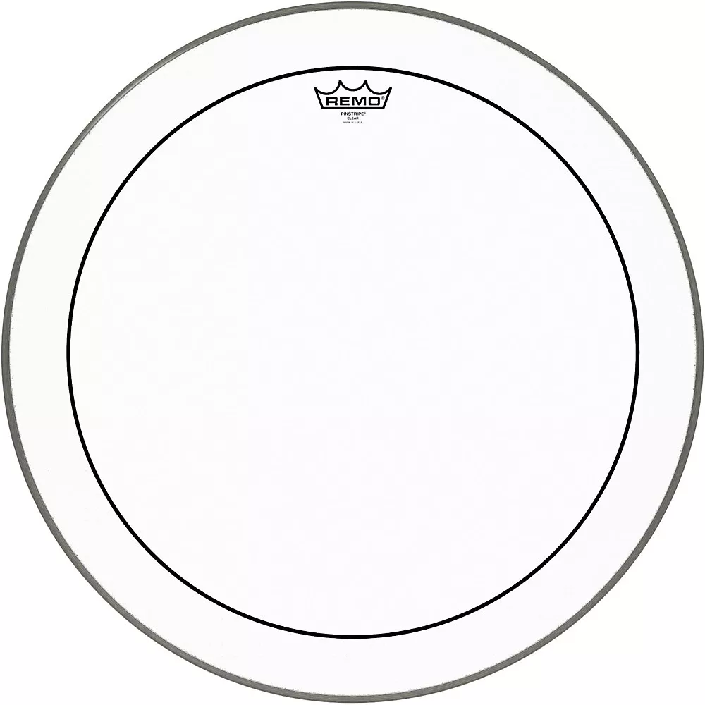 Remo Pinstripe Clear Bass Drum Head 22 in.