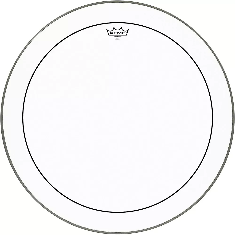 Remo Pinstripe Clear Bass Drum Head 26 in.