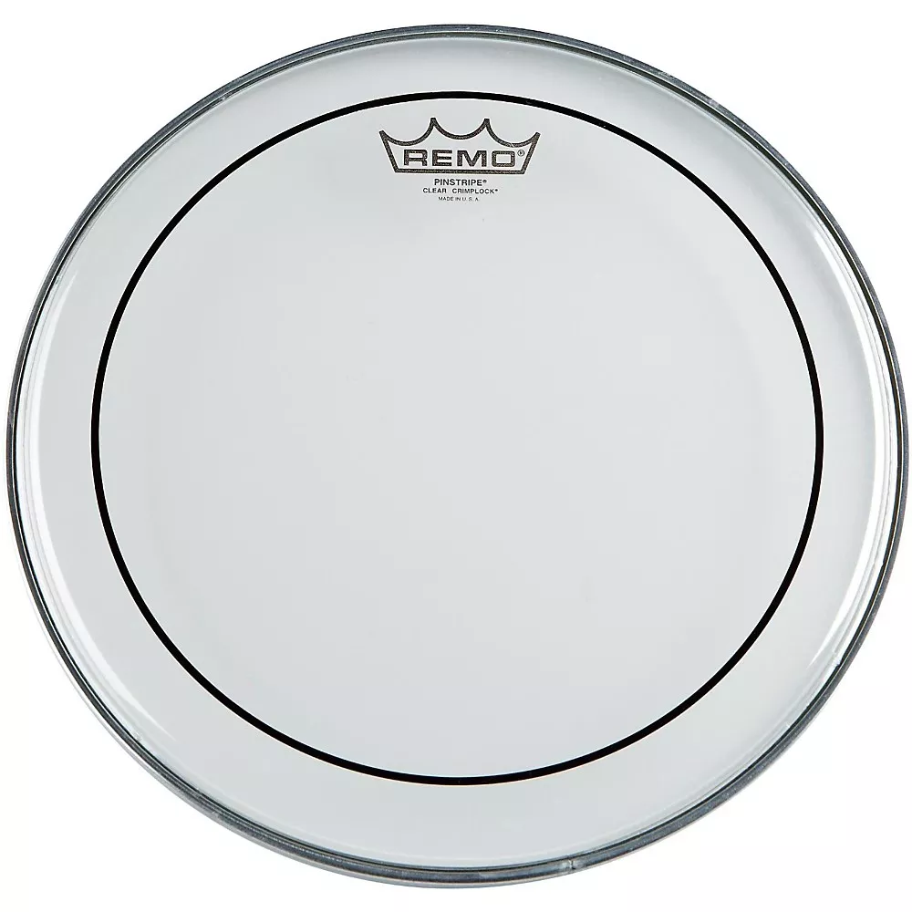 Remo Pinstripe Clear Crimplock Marching Tenor Drum Head 13 in.