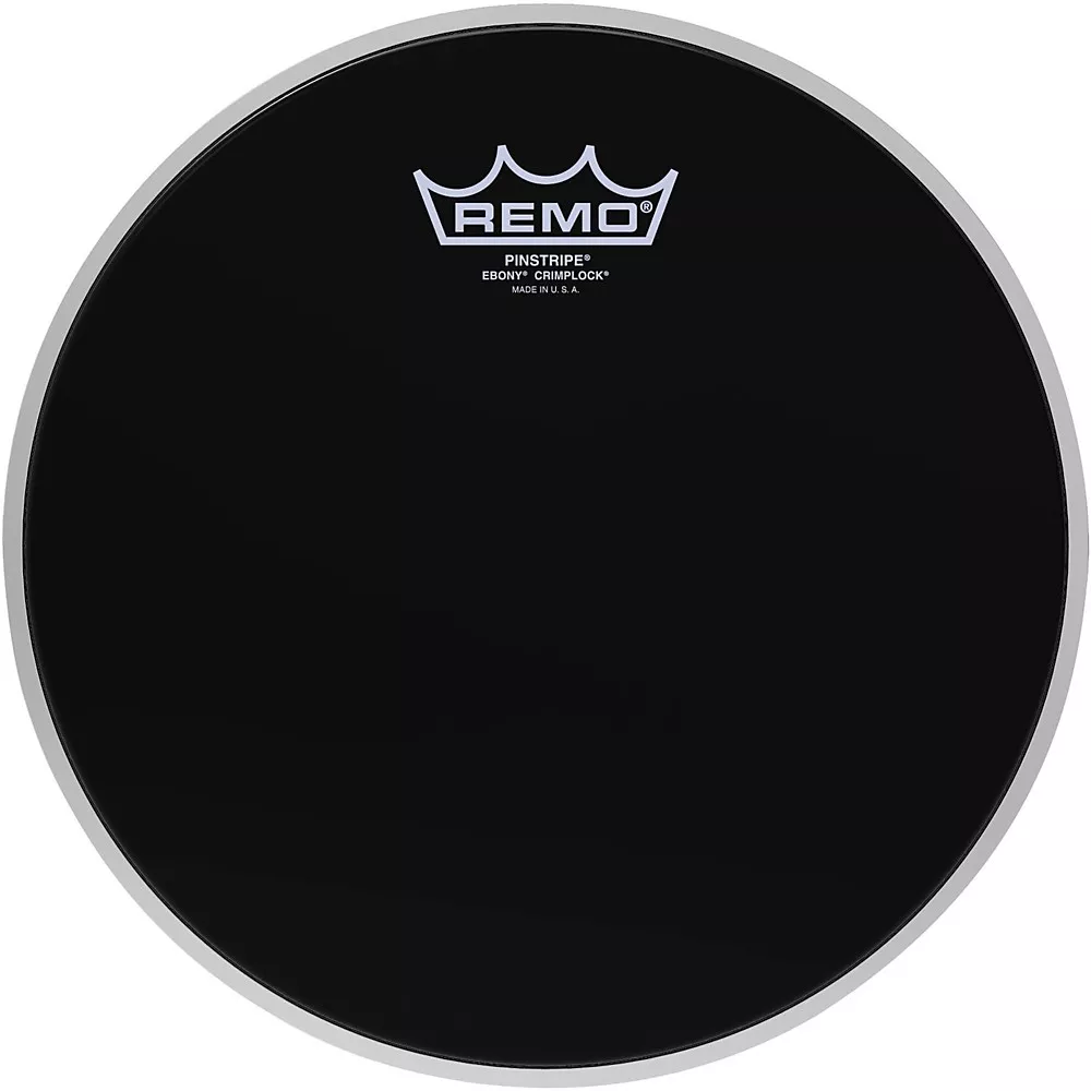 Remo Pinstripe Ebony Crimplock Drum Head 10 in.