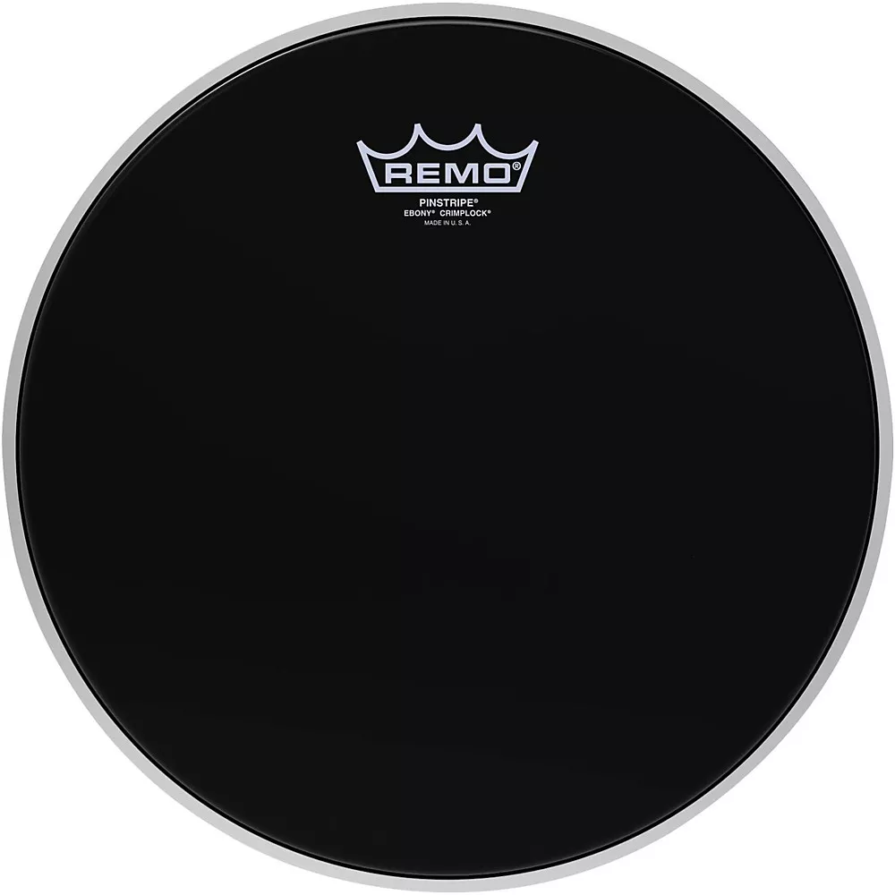 Remo Pinstripe Ebony Crimplock Drum Head 12 in.