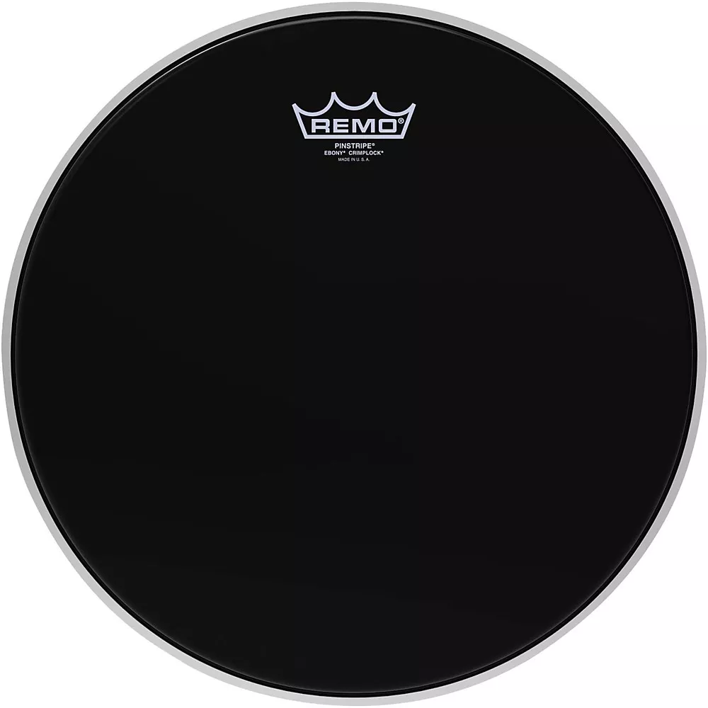 Remo Pinstripe Ebony Crimplock Drum Head 14 in.