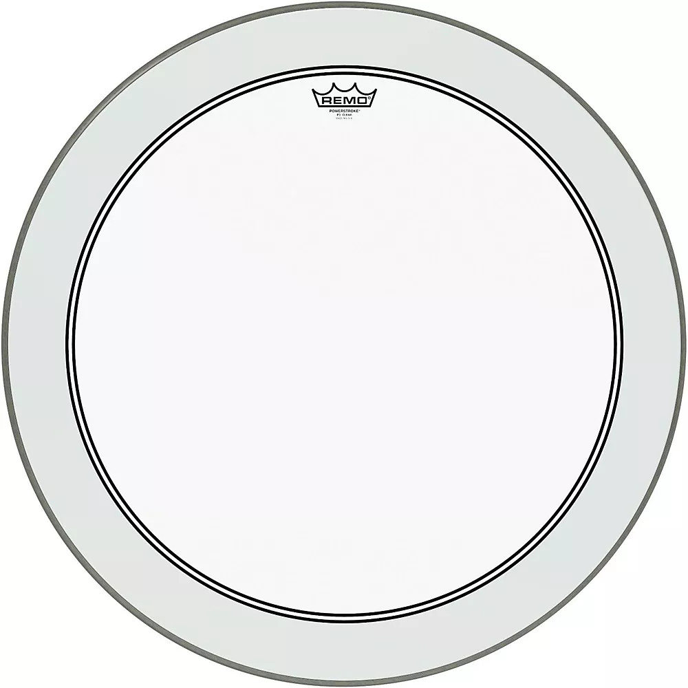 Remo Powerstroke 3 Clear Bass Drum Head With Impact Patch - 26 in.