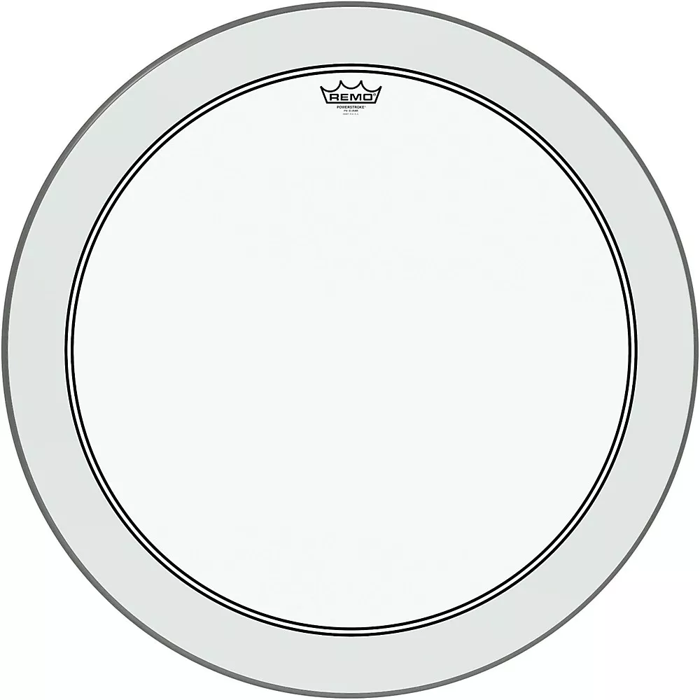 Remo Powerstroke 3 Clear Bass Drum Head With Impact Patch - 28 in.
