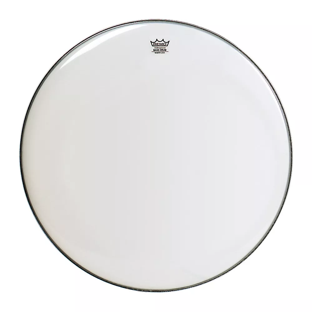 Remo Smooth White Ambassador Bass Drum Head 22 in.
