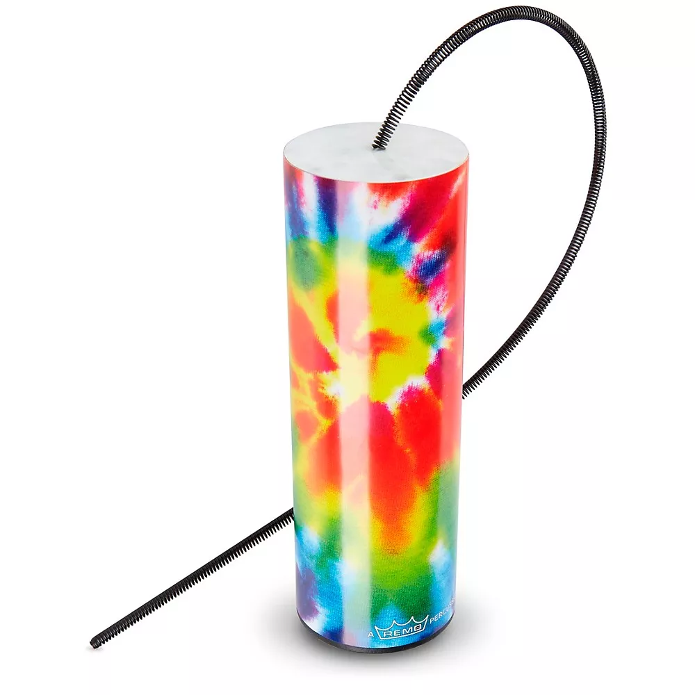 Remo Spring Drum Thunder Tube - Tie Dye 7 x 2 in.