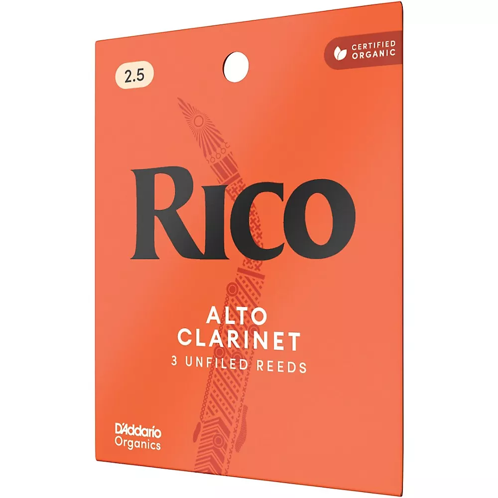 Rico Alto Clarinet Reeds, Box of 3 Strength 2.5