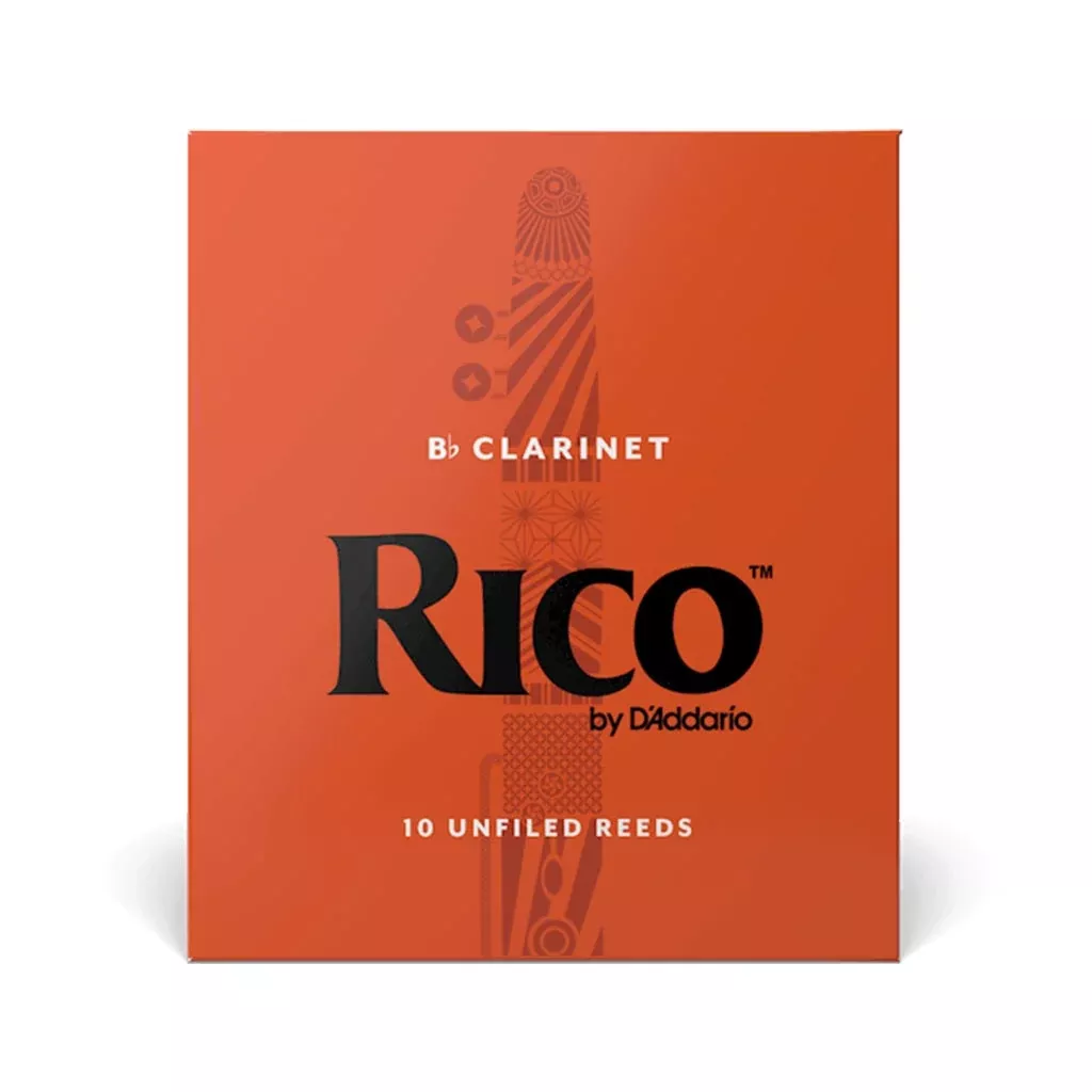 Rico Bb Clarinet Reeds, Strength 2.5, Box of 10