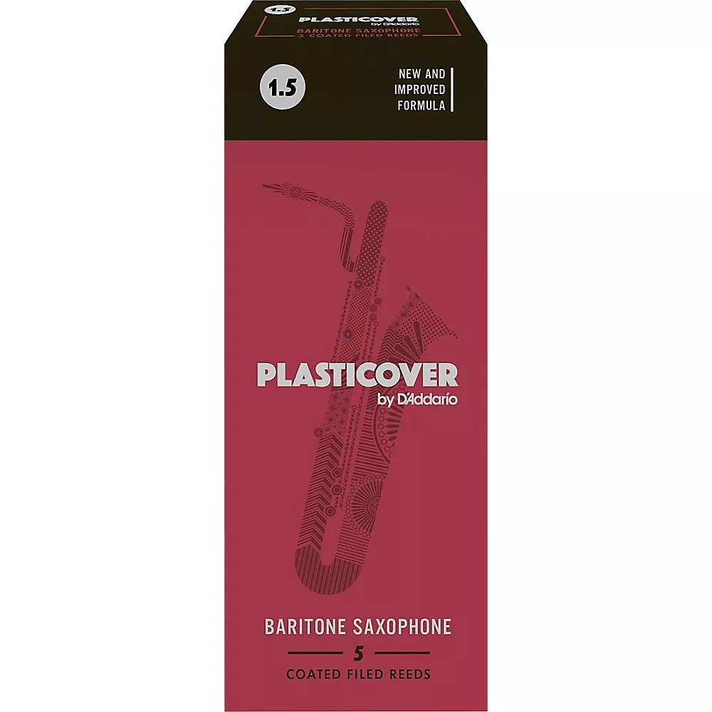 Rico Plasticover Baritone Saxophone Reeds Strength 1.5 Box of 5