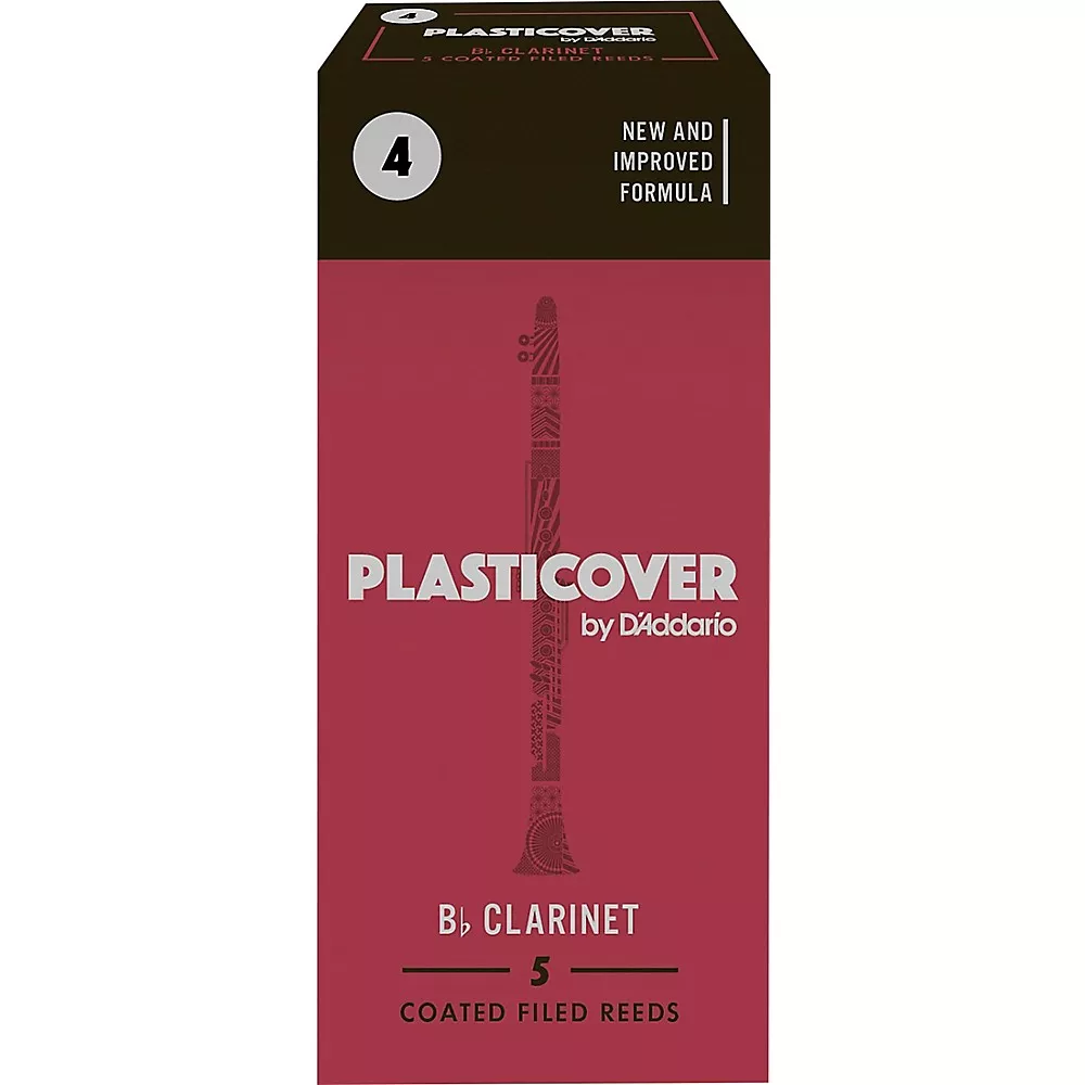 Rico Plasticover Bb Clarinet Reeds Strength 4 Box of 5