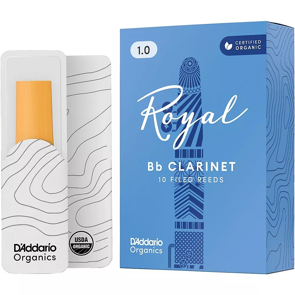 Rico Royal Bb Clarinet Reeds, Box of 10 Strength 1