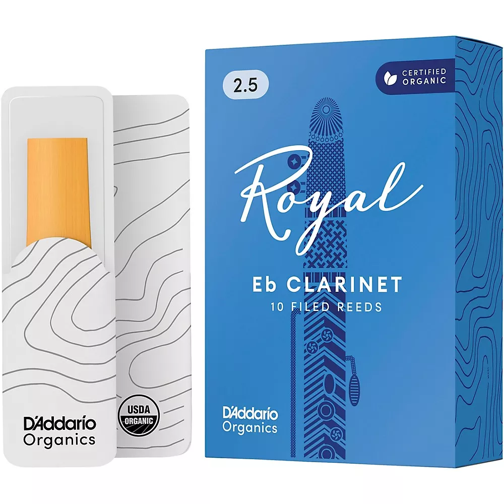 Rico Royal Eb Clarinet Reeds, Box of 10 Strength 2.5