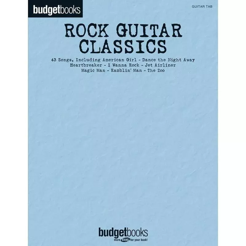 Rock Guitar Classics - Budget Book