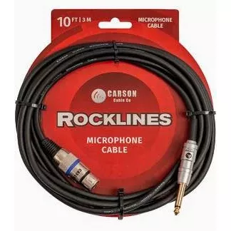 Rocklines 10′ Audio XLR(M)-JAC