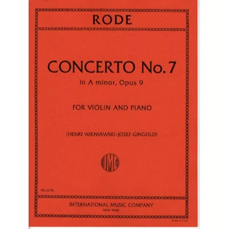 Rode Concerto No. 7 In A Minor Op. 9