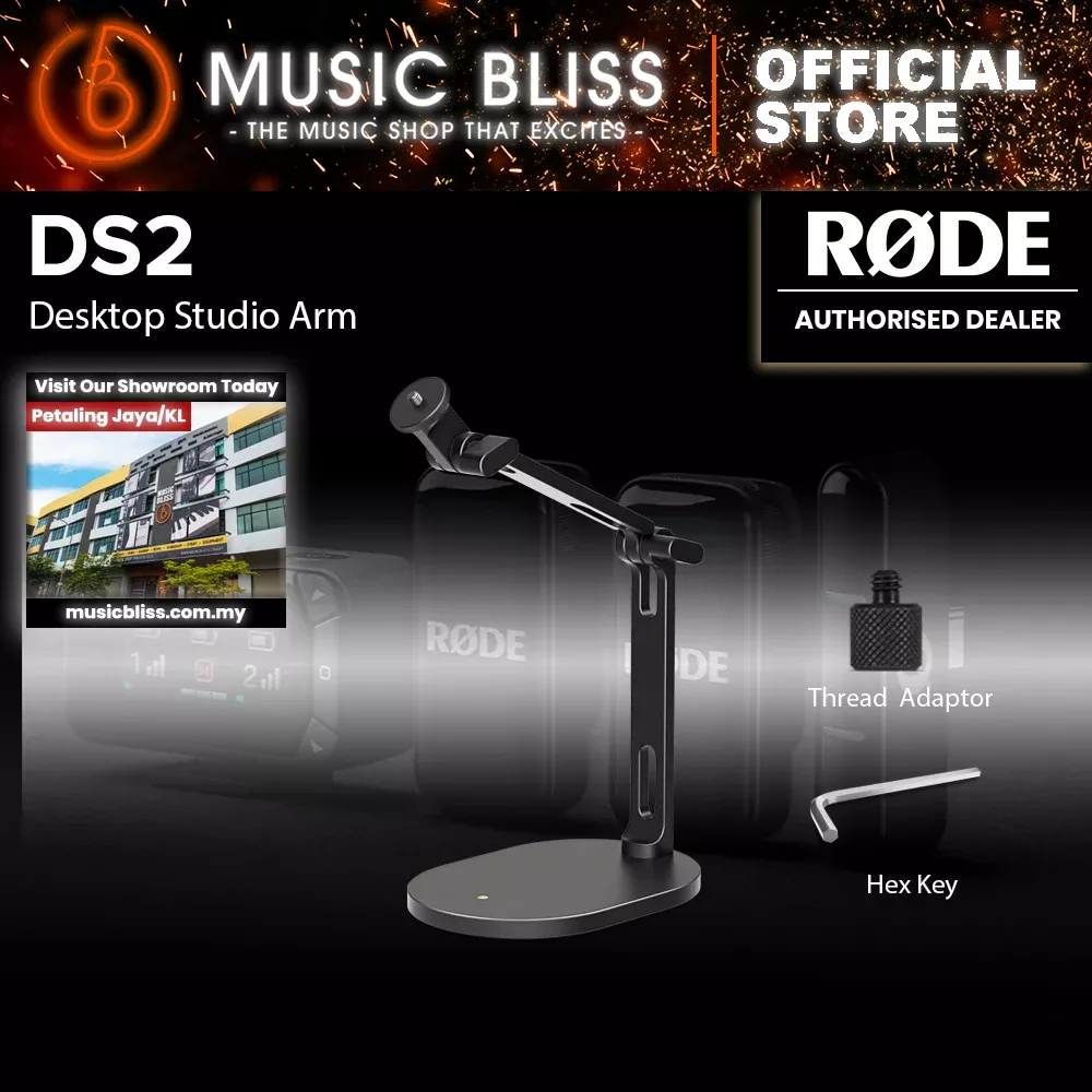 Rode DS2 Desktop Studio Arm for Broadcast Microphones