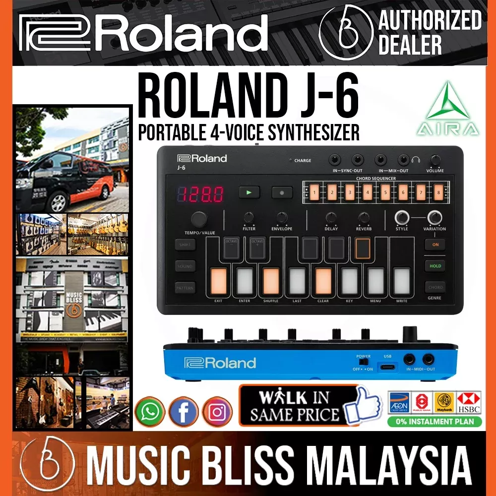 Roland Aira Compact J-6 Chord Synthesizer