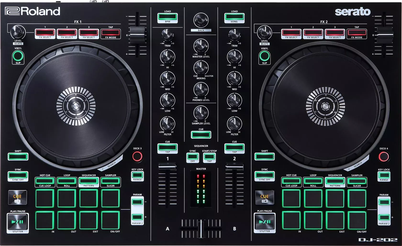 Roland DJ202 Serato DJ Controller