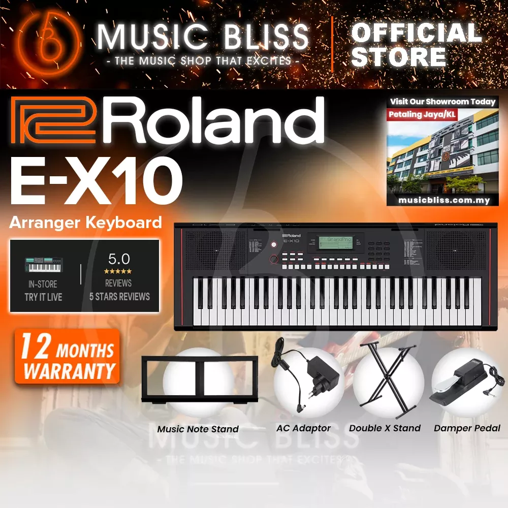 Roland E-X10 61-Key Arranger Keyboard