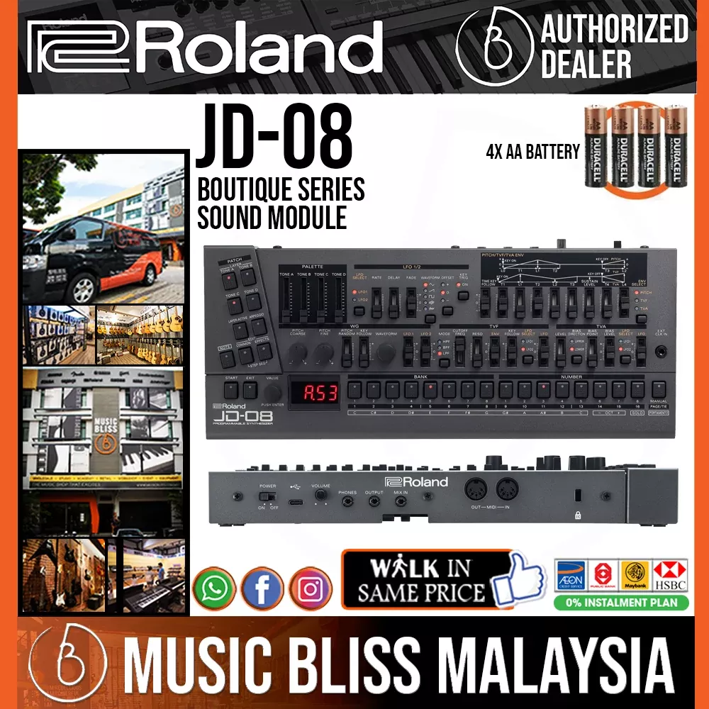 Roland JD-08 Boutique Series JD-800 Sound Module