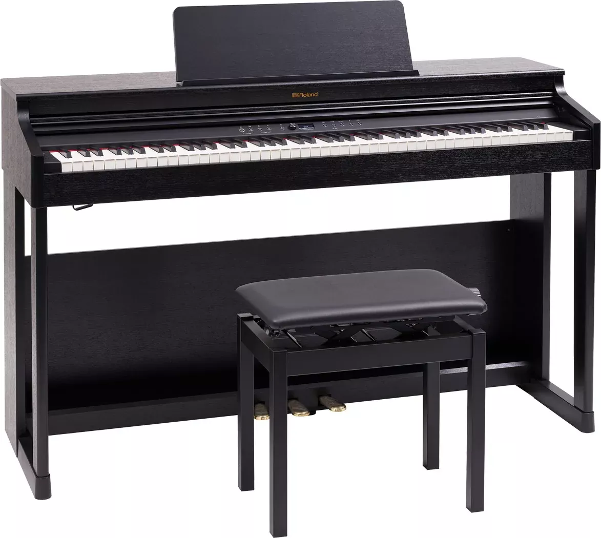 Roland RP701 Digital Piano w Stool – Black