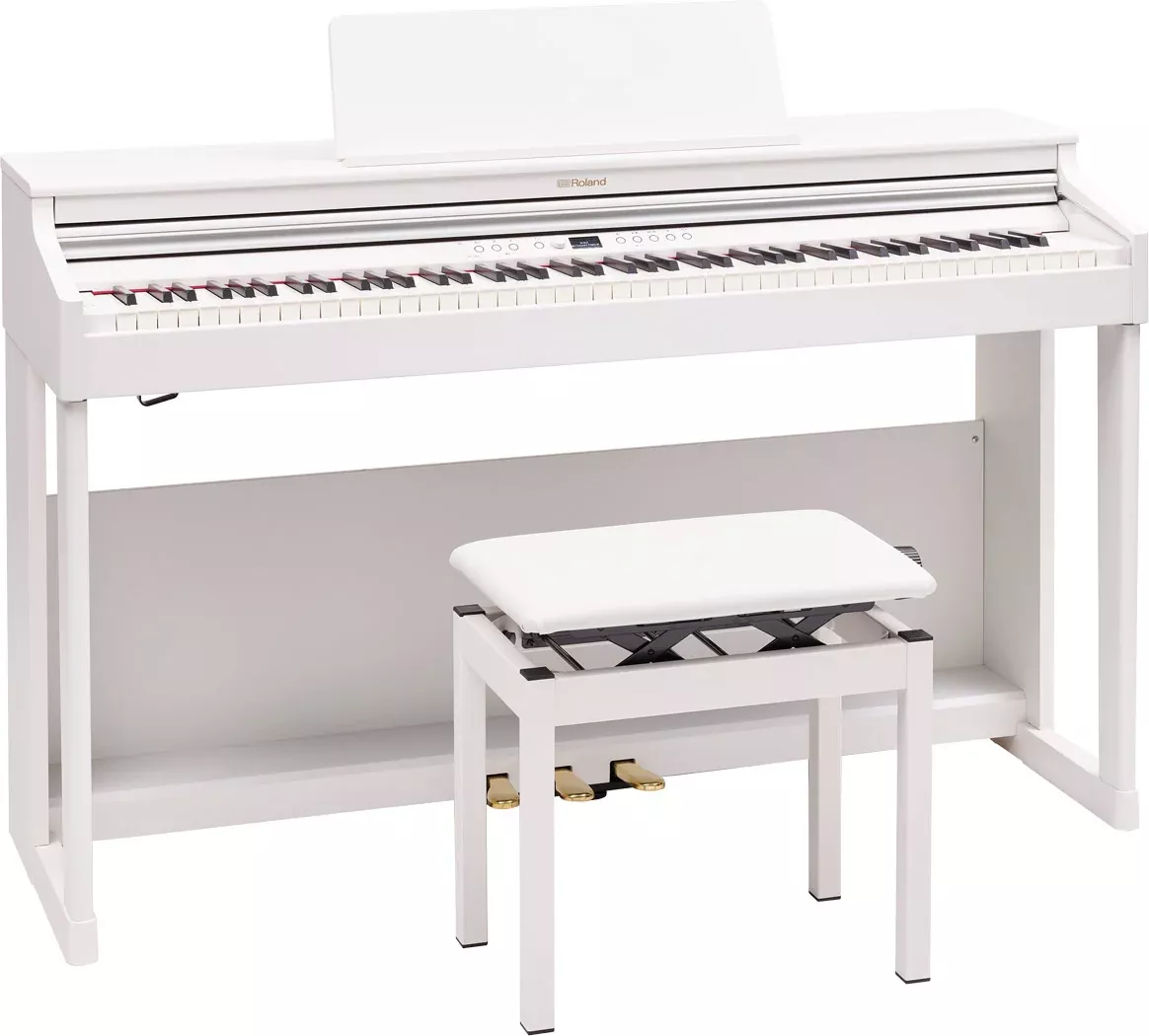 Roland RP701 Digital Piano w Stool - White