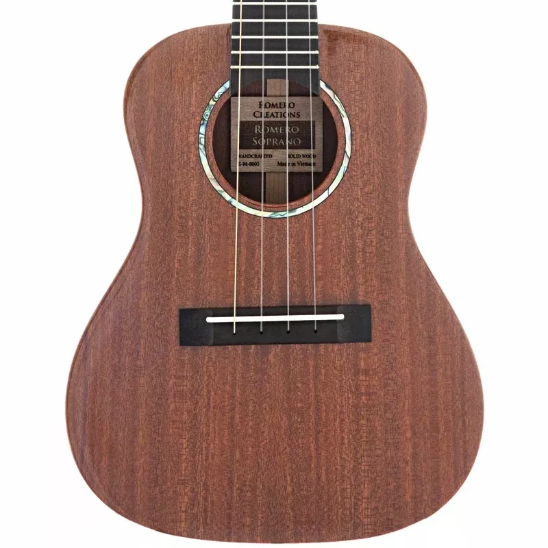 Romero Creations Soprano Large Body Ukulele, Mahogany
