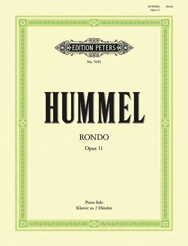 Rondo in E flat Op.11: Piano Solo