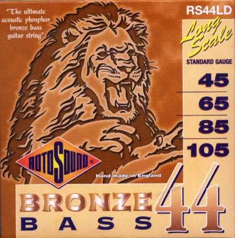 RotoSound Long Scale Bronze Acoustic Bass Strings - Standard