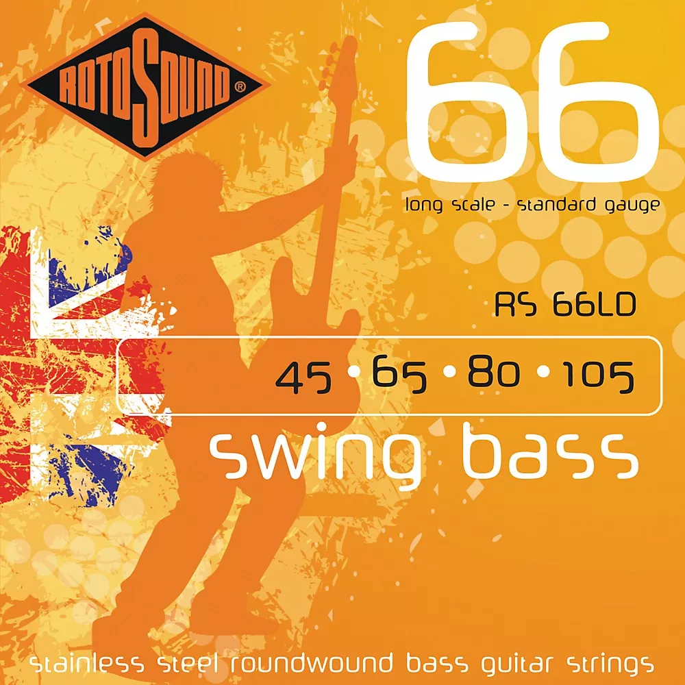 Rotosound RS66LD Long Scale Swing Bass Strings - (45-105)