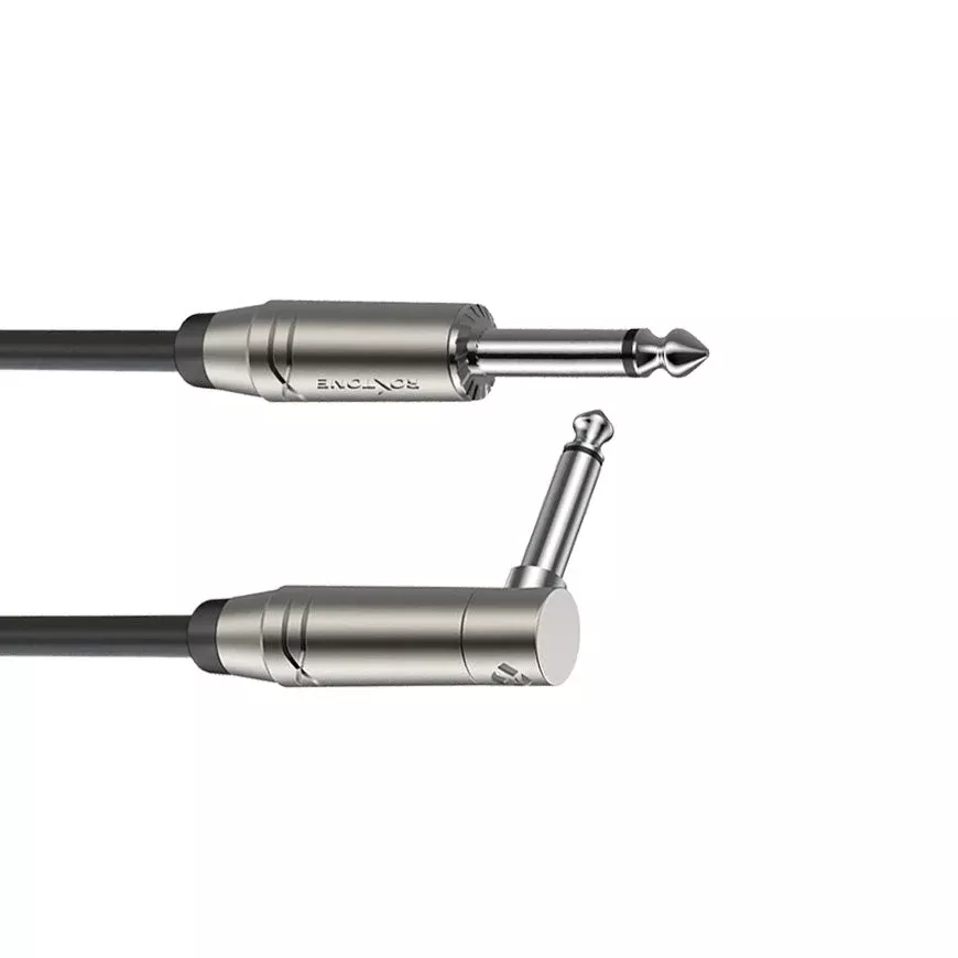 Roxtone Smart mono large jack to angled large jack cable – 3m (SGJJ110L3)