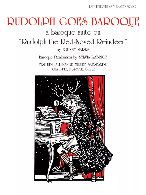 Rudolph Goes Baroque: Piano Sheet