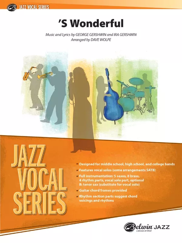 ‘S Wonderful: Vocal Solo with Jazz Ensemble Conductor Score & Parts
