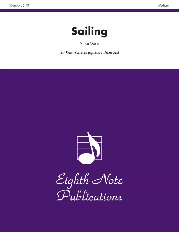 Sailing: Brass Quintet Score & Parts