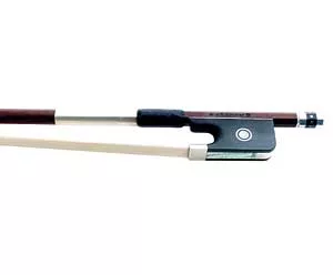 Sandner Round Pernambuco Sterling Viola Bow