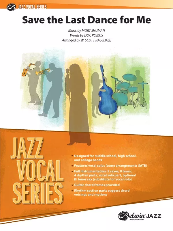Save the Last Dance for Me: Vocal Solo with Jazz Ensemble Conductor Score & Parts