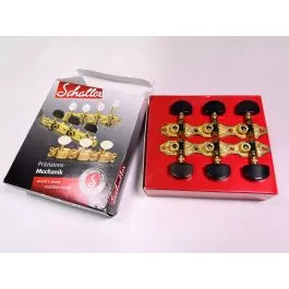 Schaller Guitar Tuning Keys Black ( Ramon Stagnaro )