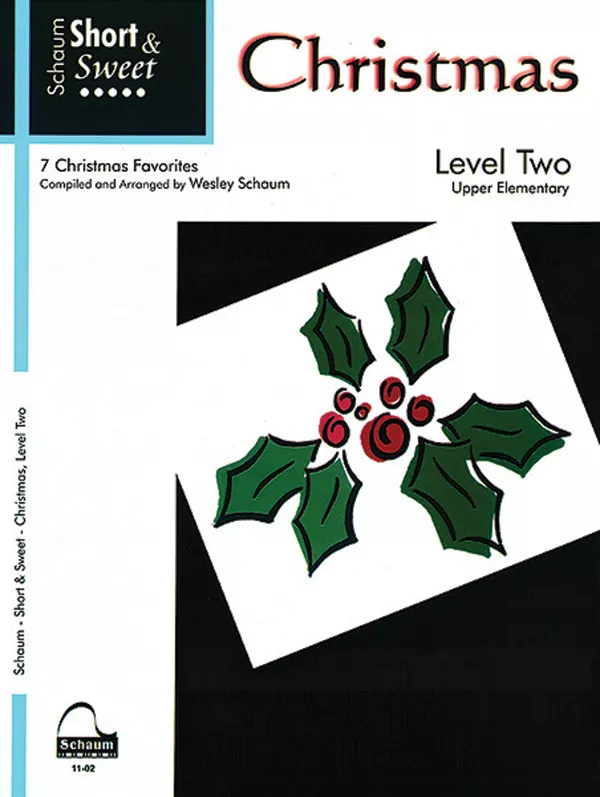 Schaum 1102 Short & Sweet Christmas, Level 2