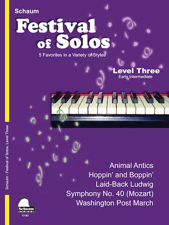 Schaum 1703 Festival of Solos Level 3
