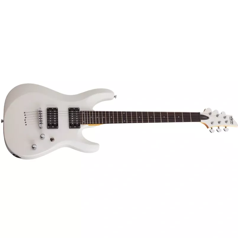 Schecter C-6-DELUXE-SWHT Satin White 432-SHC