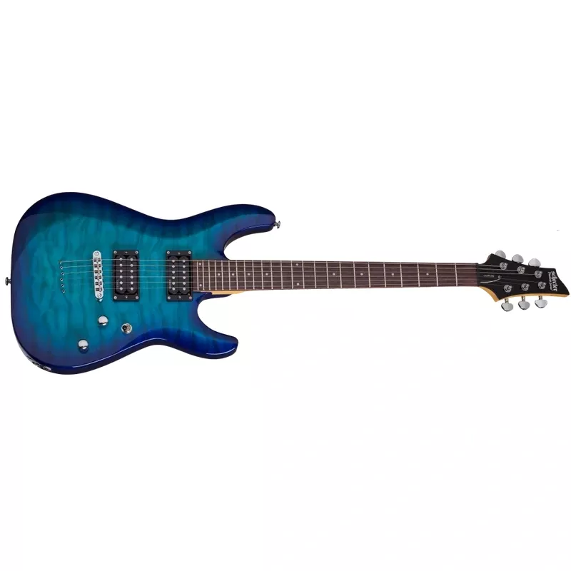 Schecter C-6-PLUS-OBB Ocean Burst Blue 443-SHC