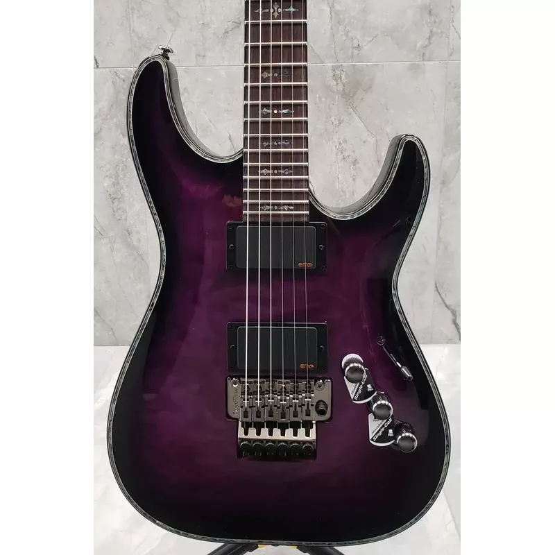Schecter Hellraiser C-1 FR Trans Purple Burst 3005-SHC