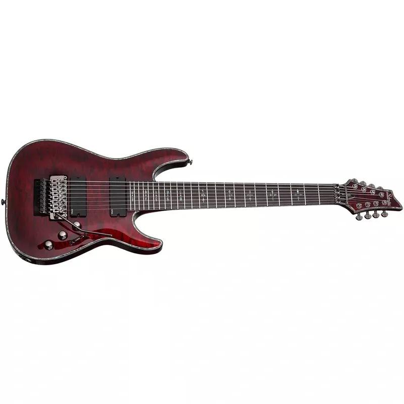 Schecter Hellraiser C-8 FR Electric Guitar, Black Cherry 1824-SHC