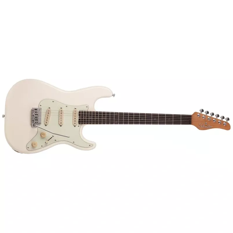 Schecter Nick Johnston Traditional SSS 6-String Electric Guitar Atomic Snow 368-SHC